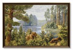 Бор на озере 70*105см - Арт-Декор. Продажа художественных изделий оптом и розницу