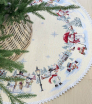 Снеговики Юбка для елки д93 см  - Арт-Декор. Продажа художественных изделий оптом и розницу