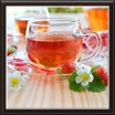 Чай с клубникой 30*30 см - Арт-Декор. Продажа художественных изделий оптом и розницу