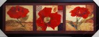 Глянцевый постер Красные цветы 40*120см - Арт-Декор. Продажа художественных изделий оптом и розницу