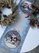 Дед мороз и лесные друзья Салфетка 40х100 см  - Арт-Декор. Продажа художественных изделий оптом и розницу