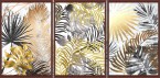 Экзотические листья к-т из трех картин 20*30 см - Арт-Декор. Продажа художественных изделий оптом и розницу
