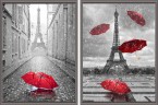 Парижские зонтики к-т из двух картин 30*40 см - Арт-Декор. Продажа художественных изделий оптом и розницу