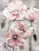 Декобокс. Розовые маки 25*55 см (с поталью) - Арт-Декор. Продажа художественных изделий оптом и розницу