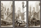 Автомобили. Ретро. комплект из трех картин 20*40 см - Арт-Декор. Продажа художественных изделий оптом и розницу