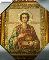 Икона Святой Пантелеймон 30-21см - Арт-Декор. Продажа художественных изделий оптом и розницу