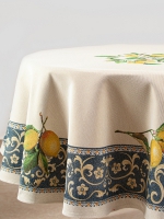 Лимоны в вазе Скатерть круг д165 см - Арт-Декор. Продажа художественных изделий оптом и розницу