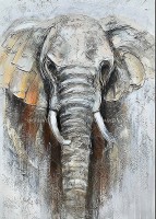 Декобокс  Слон 2 39*50,5 см (с поталью) - Арт-Декор. Продажа художественных изделий оптом и розницу