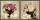Белый и красный пион к-т из двух картин 30*30 см - Арт-Декор. Продажа художественных изделий оптом и розницу