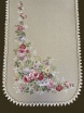 Принцесса цветов льняной с тесьмой Салфетка 48х140 см  - Арт-Декор. Продажа художественных изделий оптом и розницу