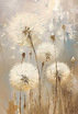 Одуванчики 2 60*90см с дорисовкой - Арт-Декор. Продажа художественных изделий оптом и розницу