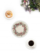 Новогодние ягоды Салфетка круг д45 см  - Арт-Декор. Продажа художественных изделий оптом и розницу