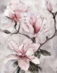 Декобокс. Розовые магнолии 25*40 см (с поталью) - Арт-Декор. Продажа художественных изделий оптом и розницу