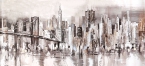 Декобокс Бруклинский мост. 40*80 см (с поталью) - Арт-Декор. Продажа художественных изделий оптом и розницу