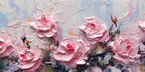 Зефирные цветы 50*70см с дорисовкой - Арт-Декор. Продажа художественных изделий оптом и розницу