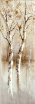 Декобокс  Золотые березы 2 (с поталью)  40*120 см  - Арт-Декор. Продажа художественных изделий оптом и розницу