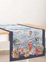 Тропические рыбки Салфетка 44х100 см  - Арт-Декор. Продажа художественных изделий оптом и розницу