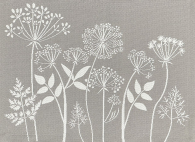 Травинки серый Комплект салфеток 2шт 35х45 см - Арт-Декор. Продажа художественных изделий оптом и розницу