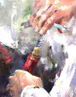 Вино 1 50*70см с дорисовкой - Арт-Декор. Продажа художественных изделий оптом и розницу