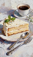 Торт Молочная девочка 50*70см с дорисовкой - Арт-Декор. Продажа художественных изделий оптом и розницу