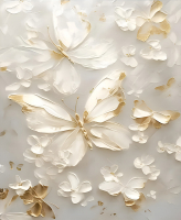 Бабочки 60*90см с поталью и дорисовкой - Арт-Декор. Продажа художественных изделий оптом и розницу