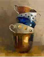 Кружки 2 30*40см с поталью - Арт-Декор. Продажа художественных изделий оптом и розницу