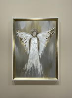 Ангел 30*40 см с поталью - Арт-Декор. Продажа художественных изделий оптом и розницу