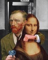 Декобокс. Ван Гог и Мона Лиза 2 60*90см - Арт-Декор. Продажа художественных изделий оптом и розницу