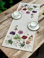 Акварельные маки Салфетка 40х100 см New - Арт-Декор. Продажа художественных изделий оптом и розницу