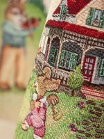 Первоклашки кролики Скатерть круг д165 см  - Арт-Декор. Продажа художественных изделий оптом и розницу