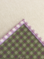 Принцесса клетка Лиловый Скатерть 140х140 см  - Арт-Декор. Продажа художественных изделий оптом и розницу