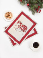 Дед Мороз и белый мишка - Арт-Декор. Продажа художественных изделий оптом и розницу