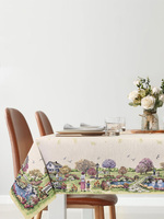 Весенний парк Девочки Скатерть 140х180 см  б/л - Арт-Декор. Продажа художественных изделий оптом и розницу