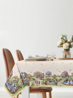 Весенний парк Девочки Скатерть 140х240 см  б/л - Арт-Декор. Продажа художественных изделий оптом и розницу