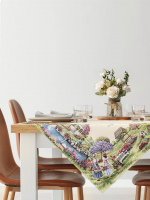 Весенний парк Девочки Салфетка 100х100 см  б/л - Арт-Декор. Продажа художественных изделий оптом и розницу