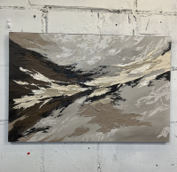 Коричневая абстракция 60*90 см - Арт-Декор. Продажа художественных изделий оптом и розницу