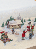 Рождество в Альпах Снеговик Салфетка 40х100 см  - Арт-Декор. Продажа художественных изделий оптом и розницу