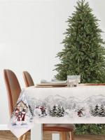 Счастливое детство Скатерть 140х140 см 2310650 шенилл серебро - Арт-Декор. Продажа художественных изделий оптом и розницу