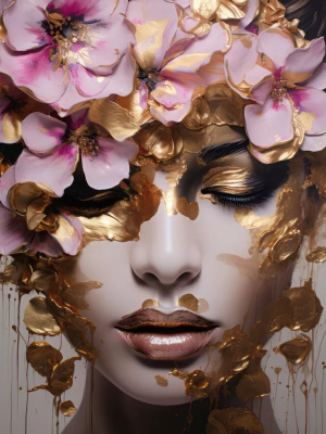 Фея цветов 30*40см с поталью - Арт-Декор. Продажа художественных изделий оптом и розницу