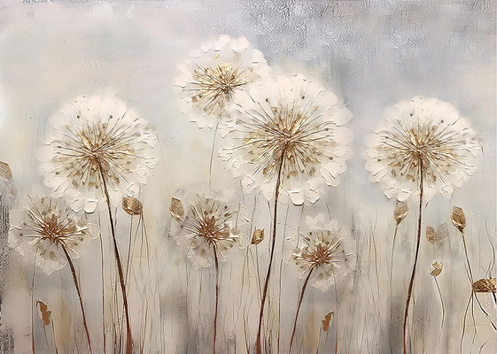 Одуванчики 3 60*90см с дорисовкой - Арт-Декор. Продажа художественных изделий оптом и розницу