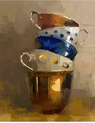 Кружки 2 30*40см с поталью - Арт-Декор. Продажа художественных изделий оптом и розницу