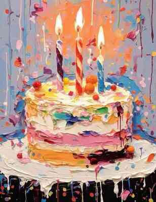 Тортик 50*70см с дорисовкой - Арт-Декор. Продажа художественных изделий оптом и розницу