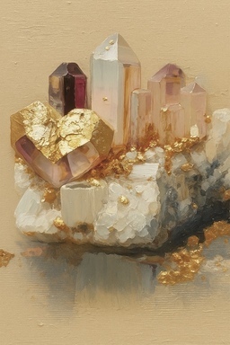 Хрустальное сердце 3 30*40см с поталью - Арт-Декор. Продажа художественных изделий оптом и розницу