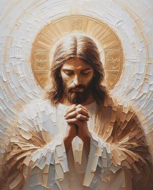 Молитва 50*70 см с дорисовкой и поталью - Арт-Декор. Продажа художественных изделий оптом и розницу