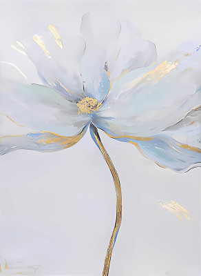 Шелковые цветы 30*40см с поталью - Арт-Декор. Продажа художественных изделий оптом и розницу